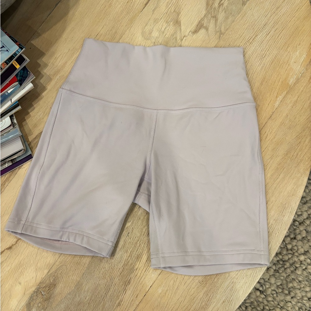lululemon athletica Align Lavender Bike Shorts Size 6
